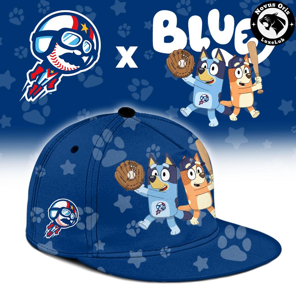 Kannapolis Cannon Ballers x Bluey Night Limited Edition Baseball Jersey