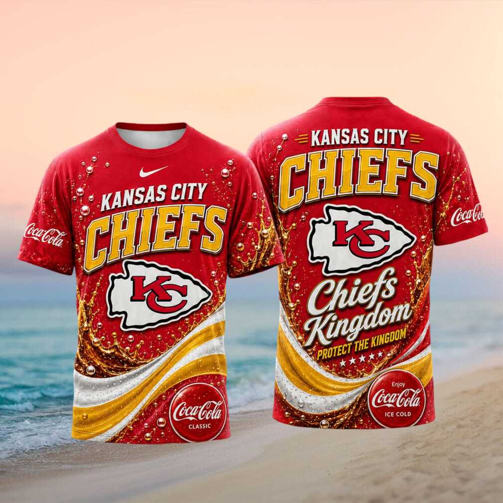 Kansas City Chiefs Coca Cola Splash Football Shirt - Limotees LLC