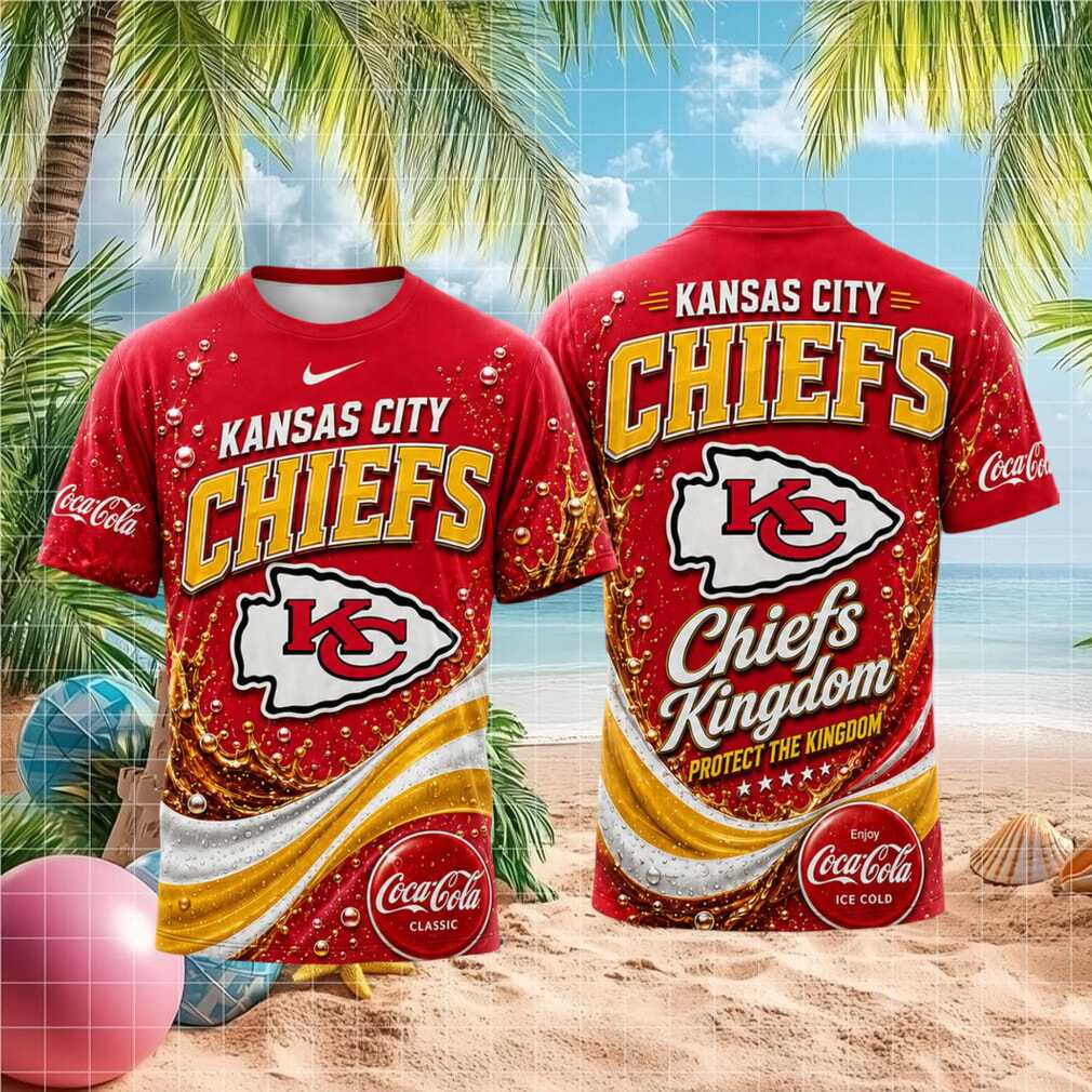 Kansas City Chiefs Coca Cola Splash Football Shirt - Limotees LLC
