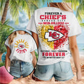 Kansas City Chiefs Diamond Heart Win Or Lose Football T Shirt