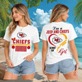 Kansas City Chiefs Jeep Heartbeat Kind Of Girl Women Shirt