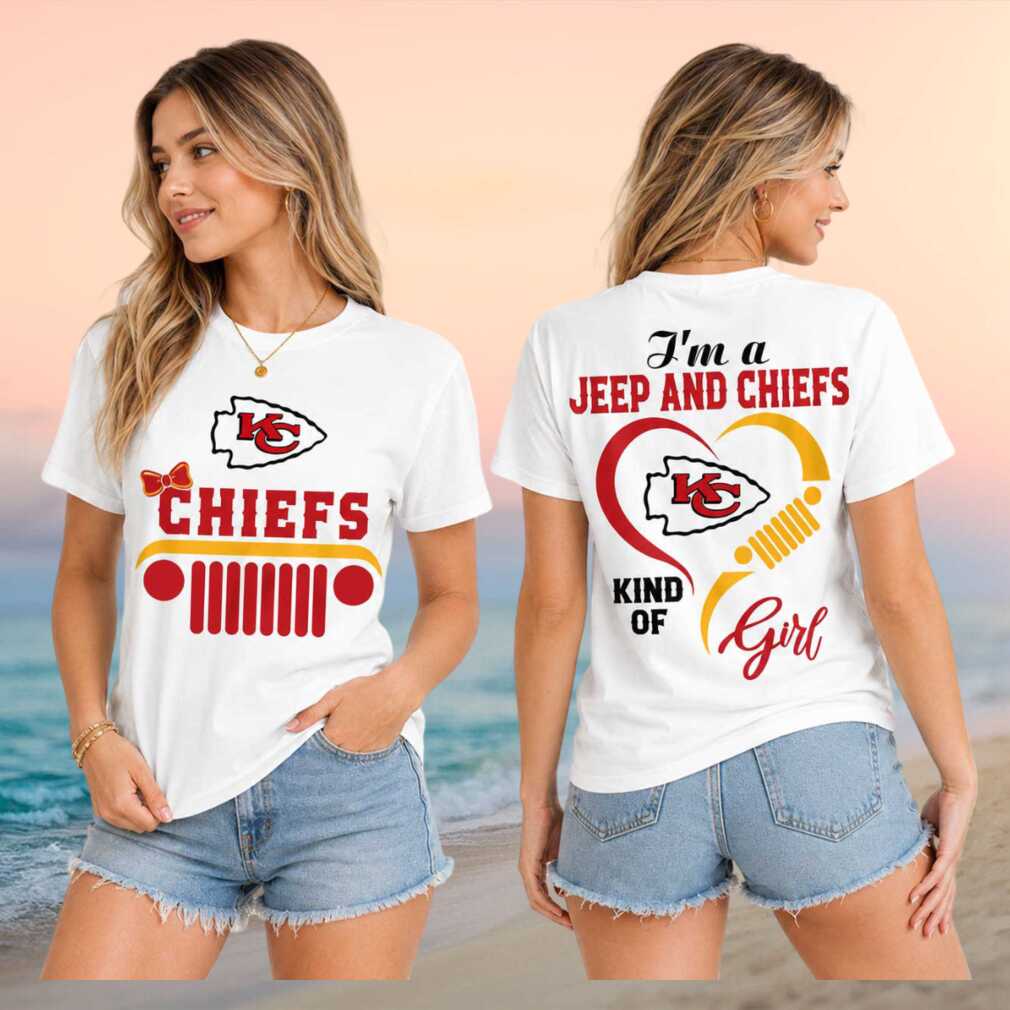 Kansas City Chiefs Jeep Heartbeat Kind Of Girl Women Shirt