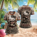 Kansas City Chiefs Kitty Mascot Too Cute To Behave Football Shirt