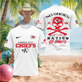 Kansas City Chiefs Skull No Shoes Nation Kenny Chesney Football Shirt - Limotees LLC