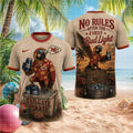 Kansas City Chiefs Tailgate Pirate Bud Light Football Parrot Shirt