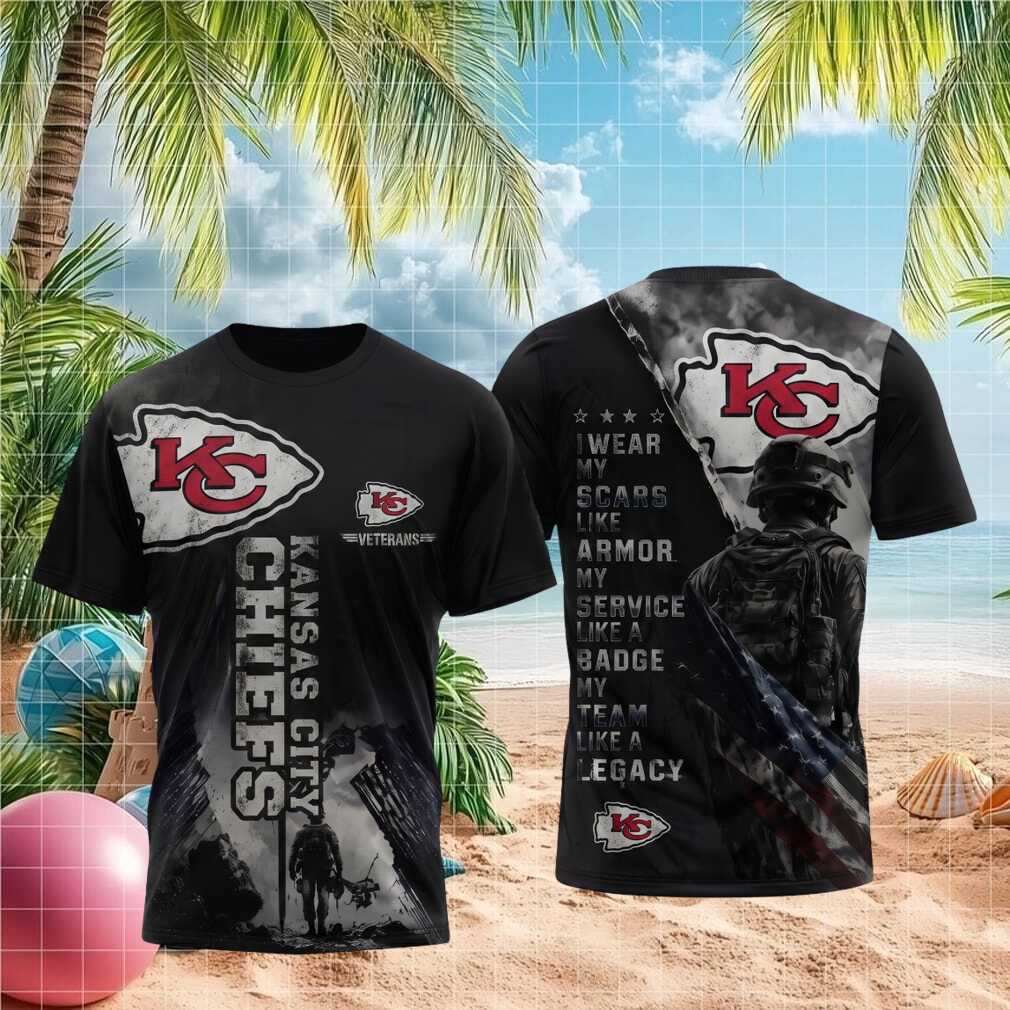 Kansas City Chiefs Veterans Armor Badge Legacy Shirt