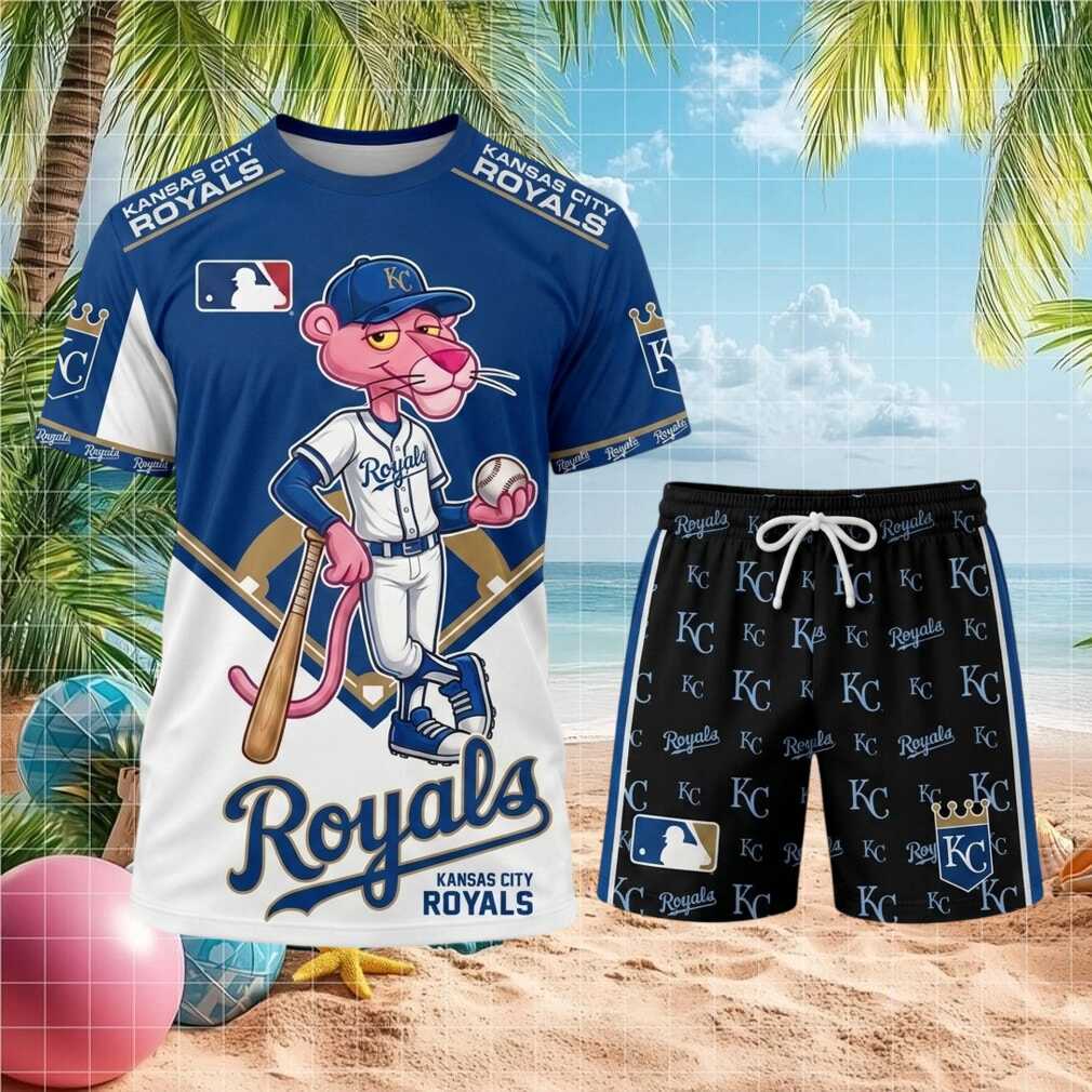 Kansas City Royals Pink Panther Baseball Shirt