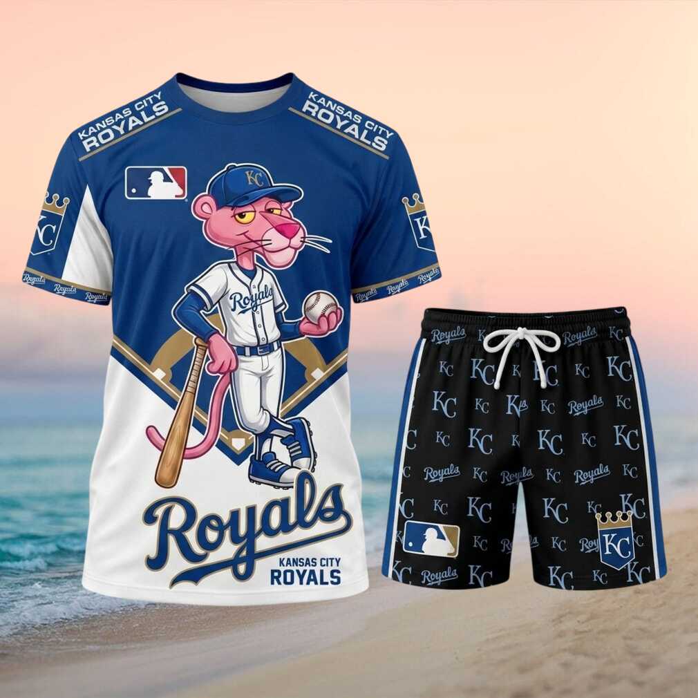 Kansas City Royals Pink Panther Baseball Shirt