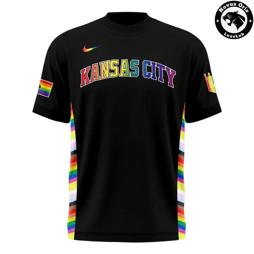 Kansas City Royals Pride Night Progress Rainbow Flag Limited Edition T-Shirt