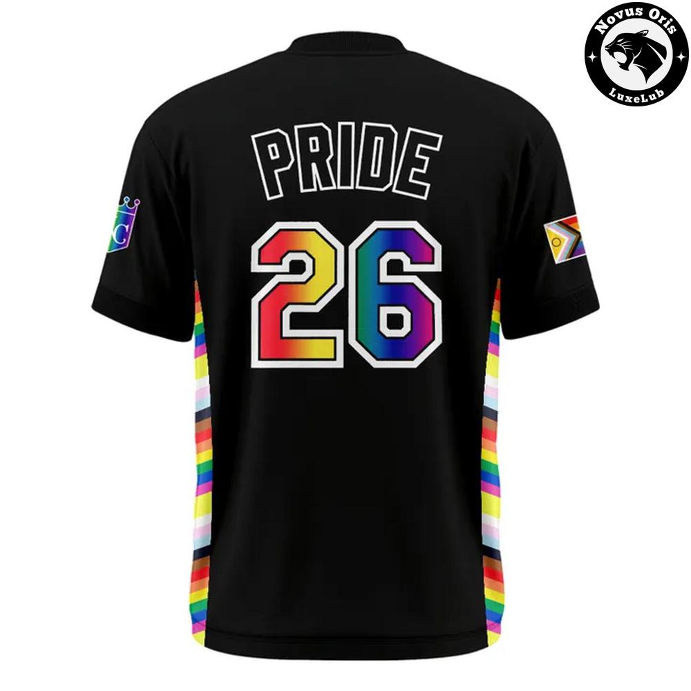 Kansas City Royals Pride Night Progress Rainbow Flag Limited Edition T-Shirt