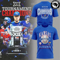 Kansas Jayhawks 2026 Big 12 Tournament Champions T-Shirt