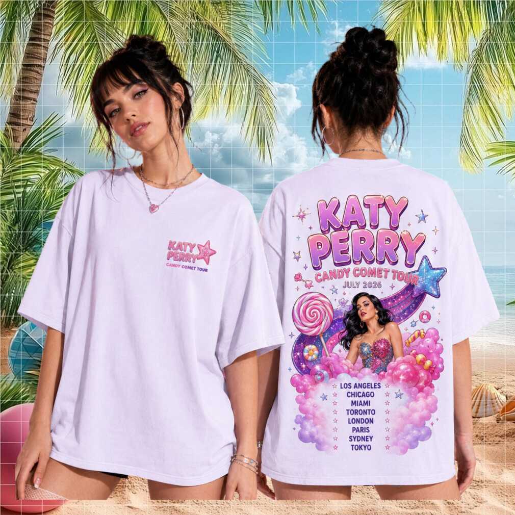 Katy Perry Candy Comet Tour July 2026 Lavender Purple Concert Merch Women Fans Shirt - Limotees LLC