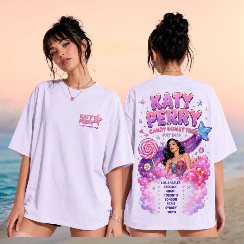 Katy Perry Candy Comet Tour July 2026 Lavender Purple Concert Merch Women Fans Shirt - Limotees LLC