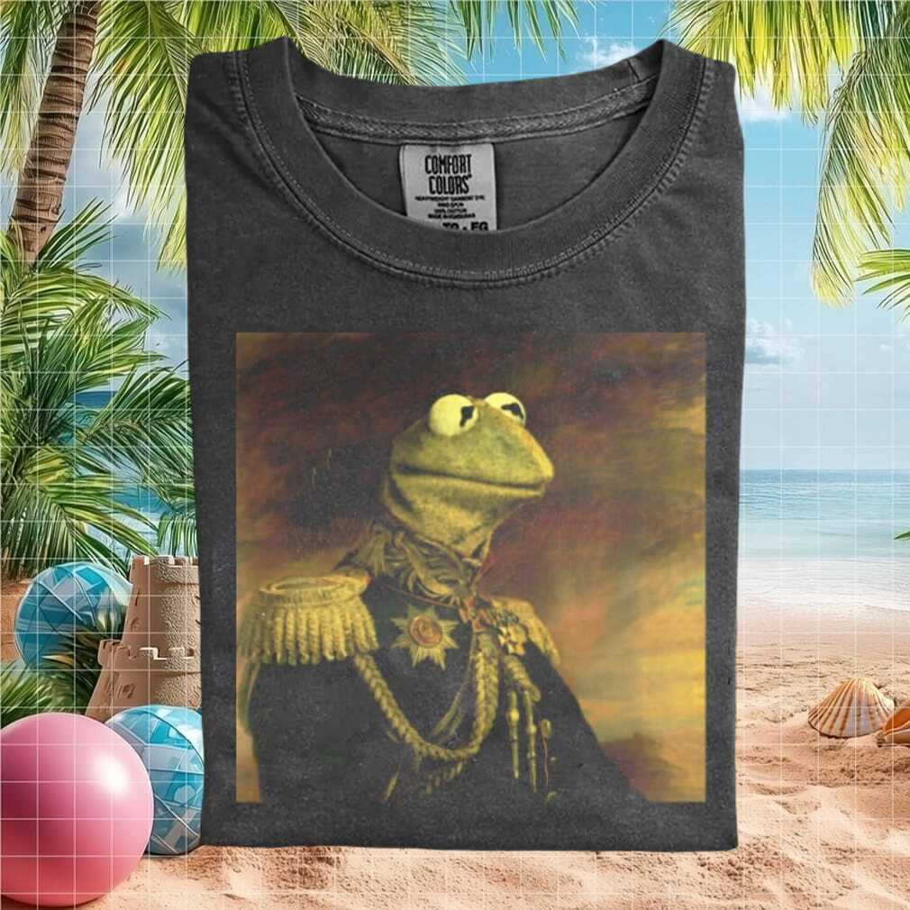 Kermit The Frog Royal Military Historical Portrait T Shirt - Limotees LLC