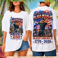 Kid Rock Bless America 250 Years Of Freedom Shirt - Limotees LLC