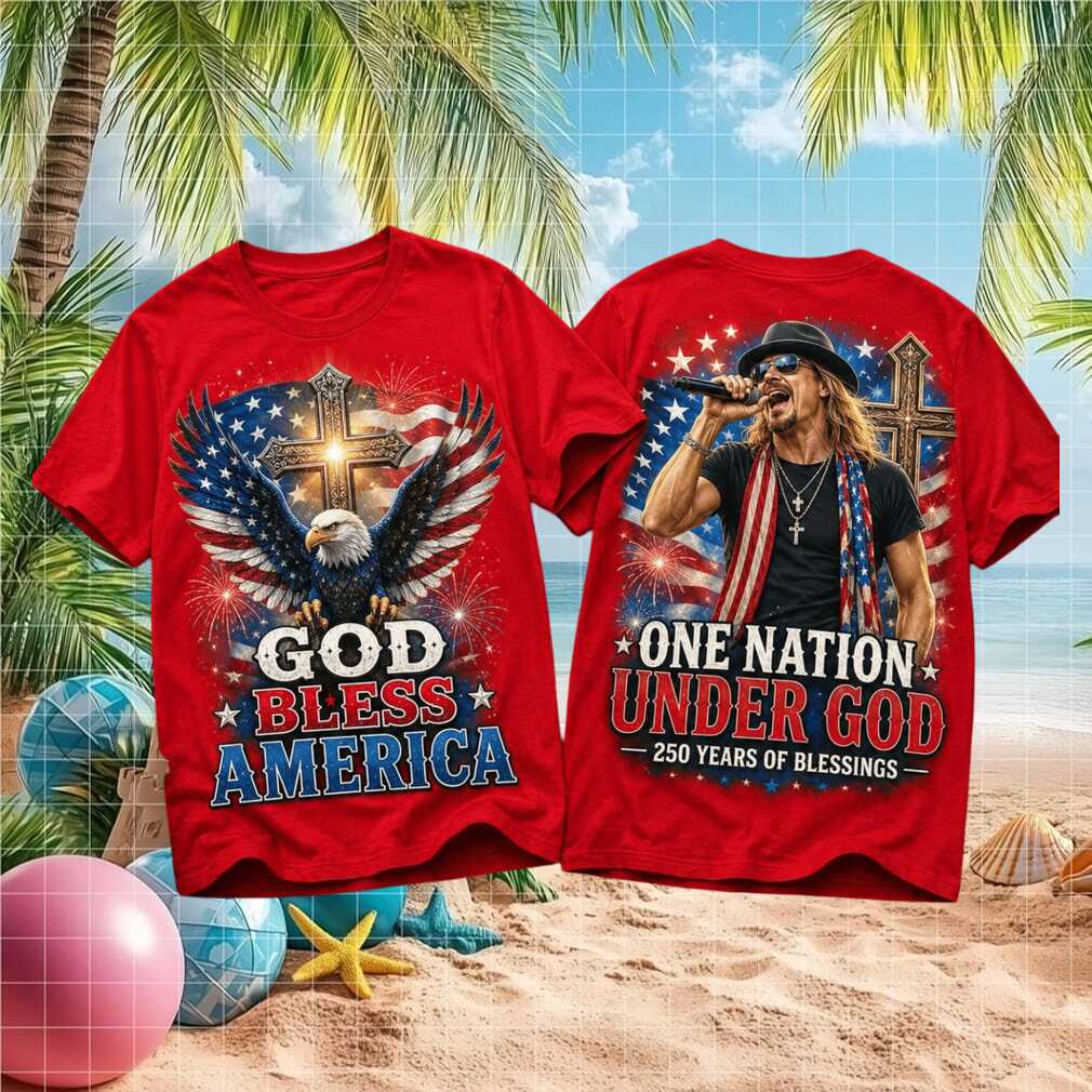 Kid Rock Patriotic Eagle God Bless America 250 Years Blessings Shirt