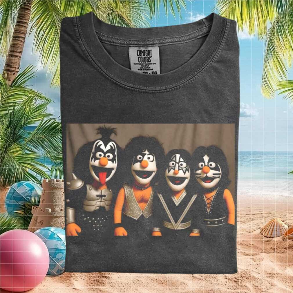 Kiss Rock Band Muppets Parody Vintage Graphic T Shirt - Limotees LLC