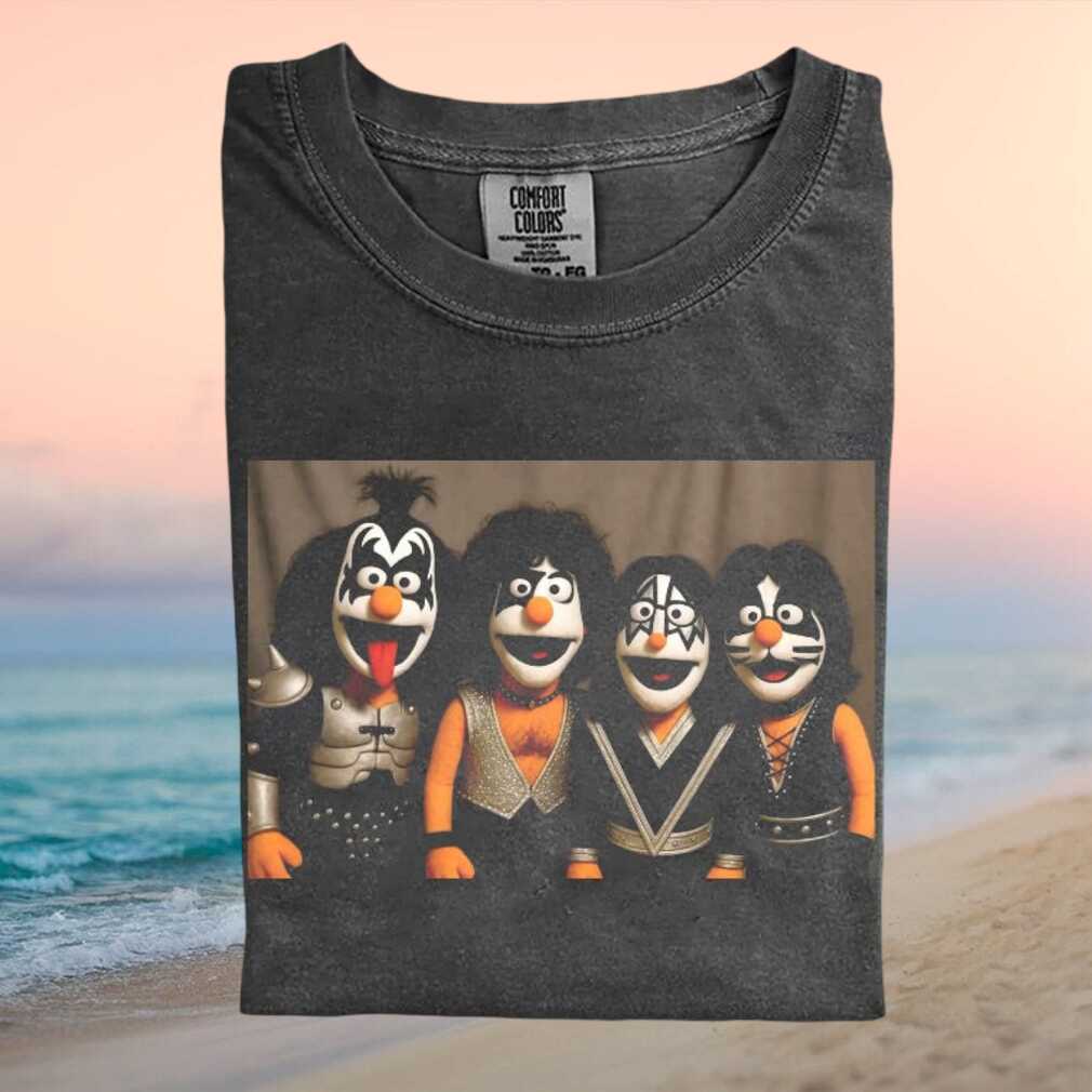 Kiss Rock Band Muppets Parody Vintage Graphic T Shirt - Limotees LLC