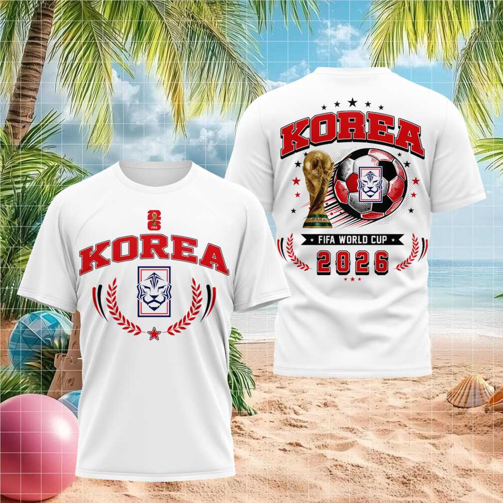 Korea FIFA World Cup 2026 Football Tournament National Team Fans Shirt - Limotees LLC