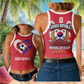 Korea Republic 2026 World Cup Football Ribbed Women Supporter Tank Shirt - Limotees LLC