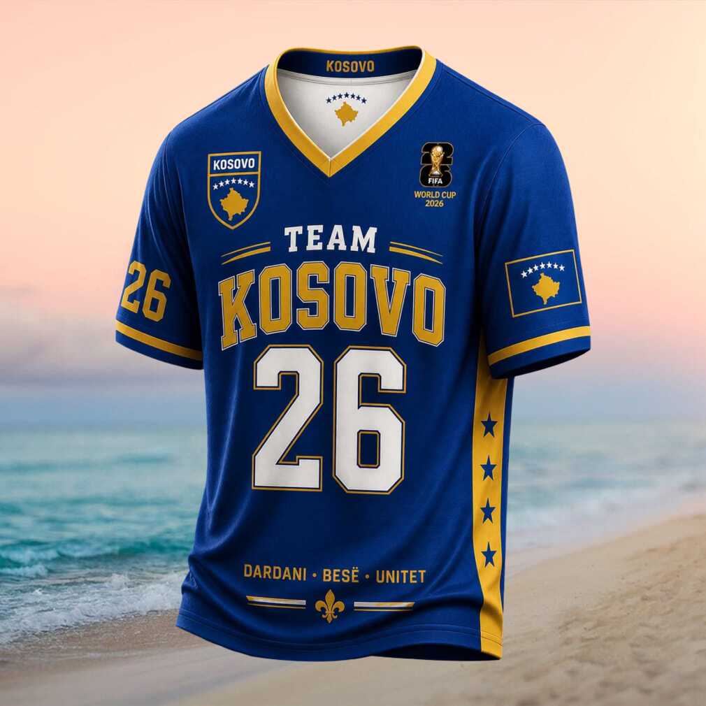 Kosovo Soccer Fan Shirt 2026 World Cup Sports Shirt