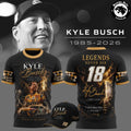 Kyle Busch 18 Legends Never Die Memorial Racing T-Shirt