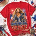 Beyonce America 250 Years Of Freedom Concert Graphic Shirt - Limotees LLC