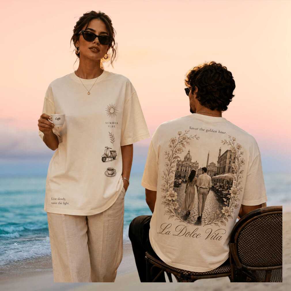 La Dolce Vita Summer Vibe Italian Vacation Aesthetic Travel Shirt