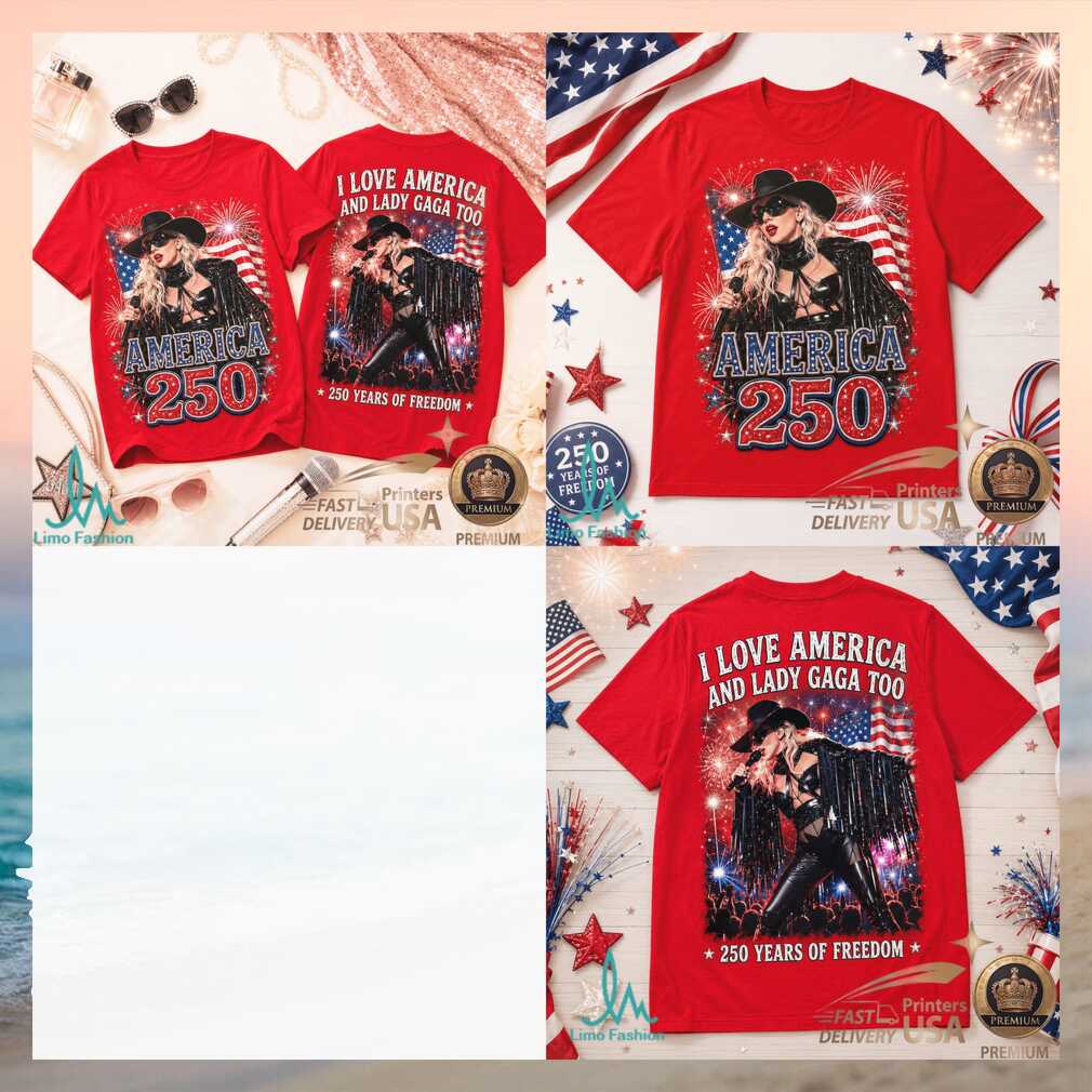 Lady Gaga America 250 Years Of Freedom Concert Graphic Shirt - Limotees LLC