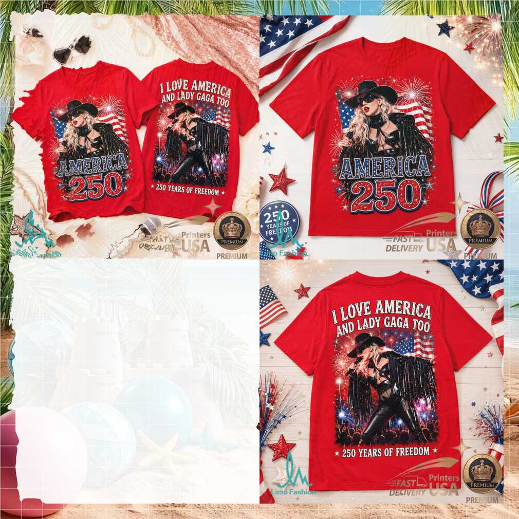 Lady Gaga America 250 Years Of Freedom Concert Graphic Shirt - Limotees LLC