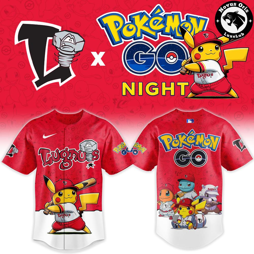 Lansing Lugnuts x Pokemon GO Night 2026 Limited Edition Baseball Jersey