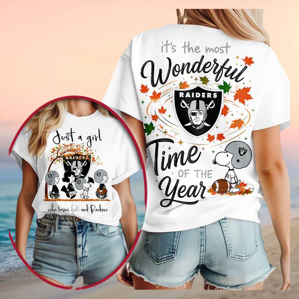 Las Vegas Football Snoopy Fall Leaf Raider Shirt