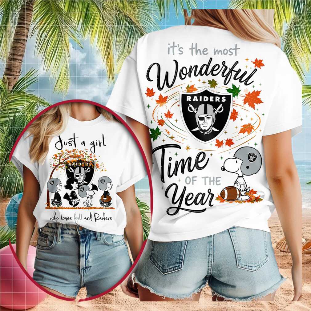 Las Vegas Football Snoopy Fall Leaf Raider Shirt