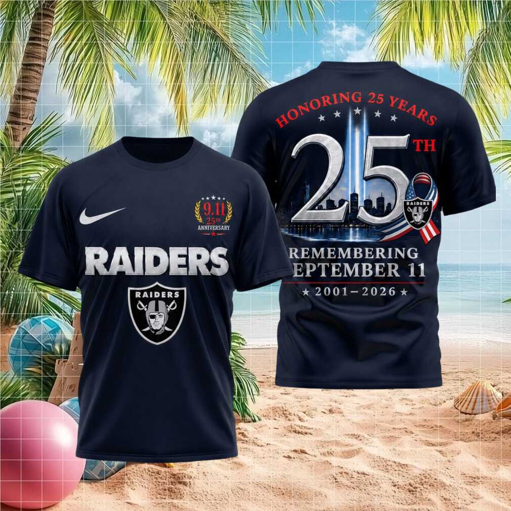 Las Vegas Raiders 25th Anniversary September 11 Shirt