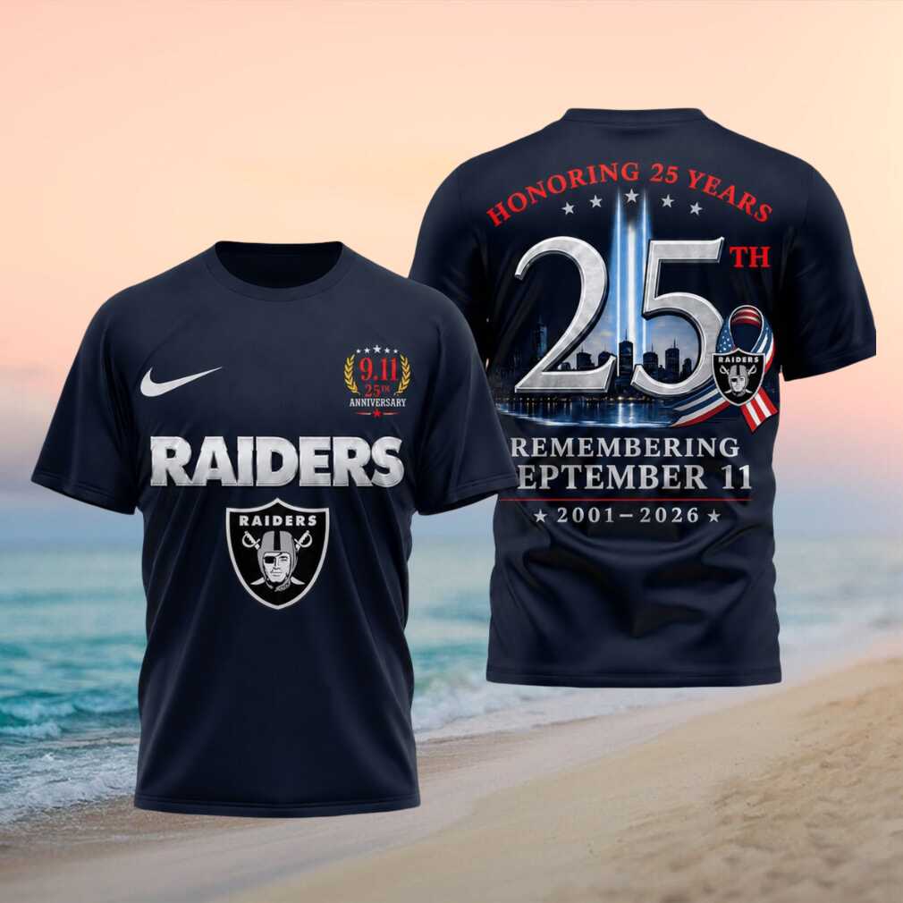 Las Vegas Raiders 25th Anniversary September 11 Shirt