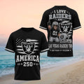 Las Vegas Raiders Football America 250 Years Of Freedom Vintage NFL Fan Gear Shirt - Limotees LLC