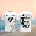 Las Vegas Raiders Football Cross Faith Shirt
