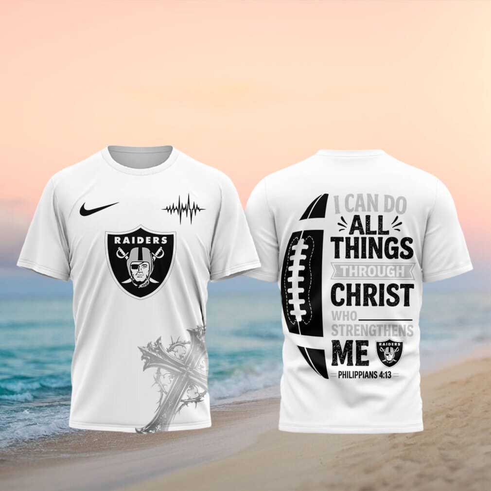 Las Vegas Raiders Football Cross Faith Shirt