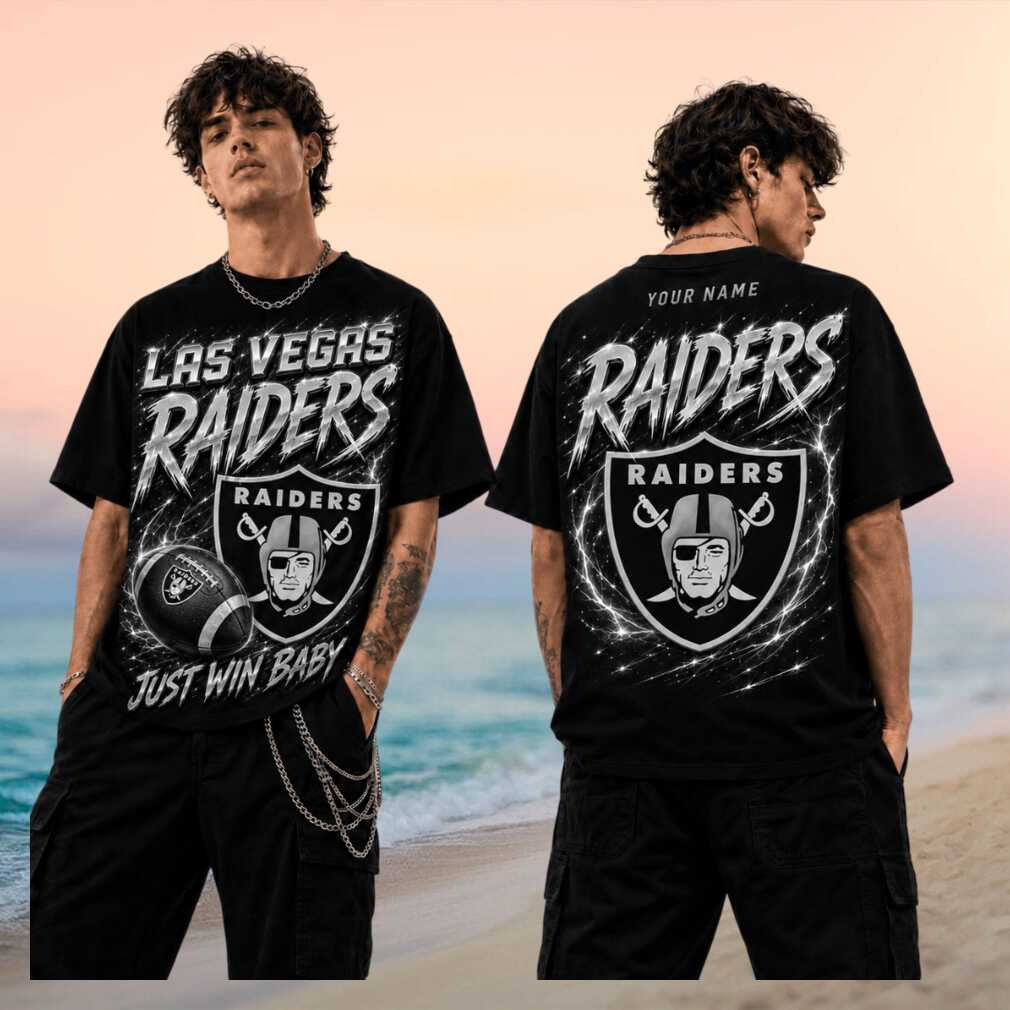 Las Vegas Raiders Football Team Just Win Baby Vintage Retro Men Women Fans Shirt - Limotees LLC
