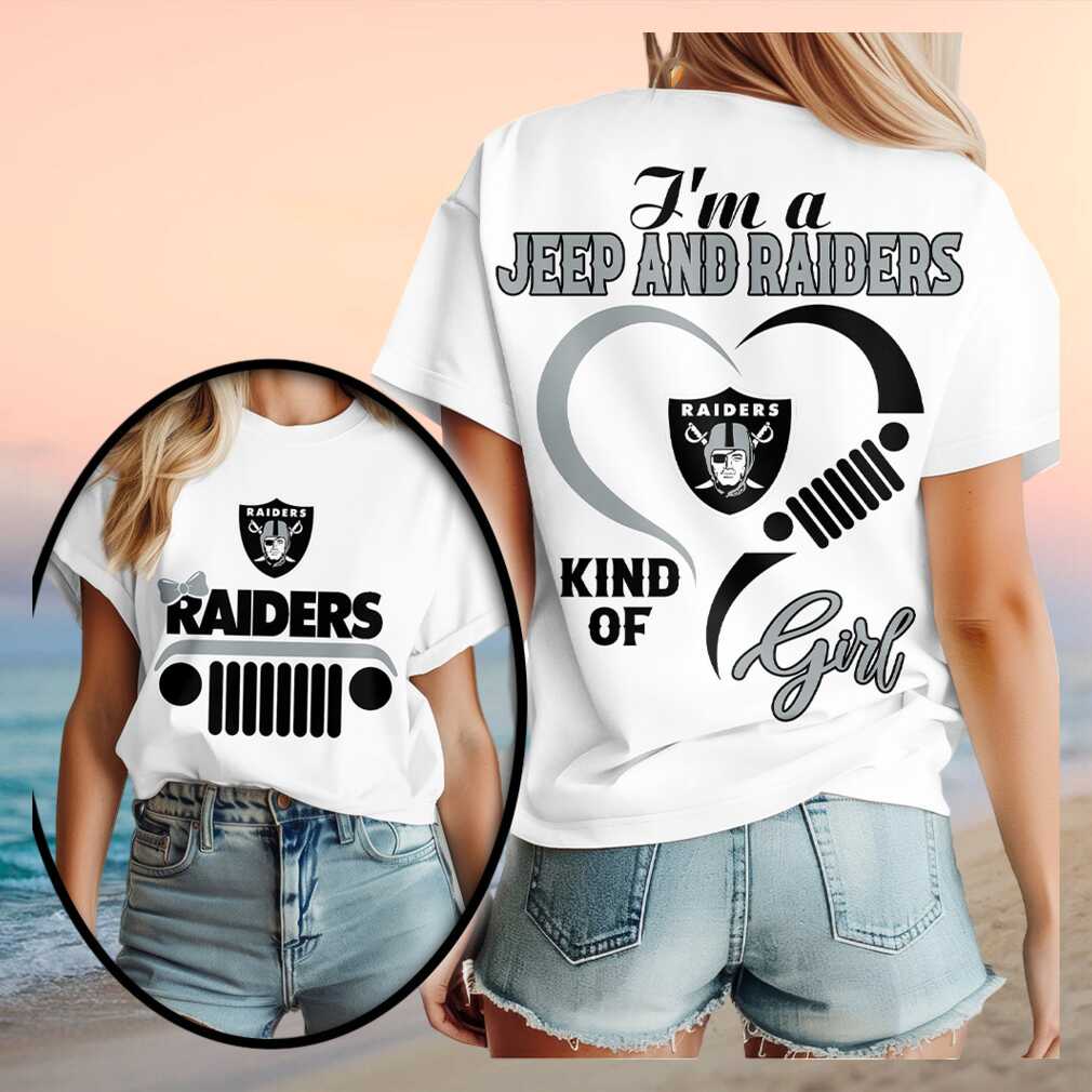 Las Vegas Raiders Jeep Heart Cute Grille Shirt
