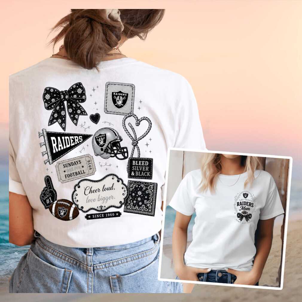 Las Vegas Raiders Mom Game Day Football Vintage Retro Style Gift Women Shirt