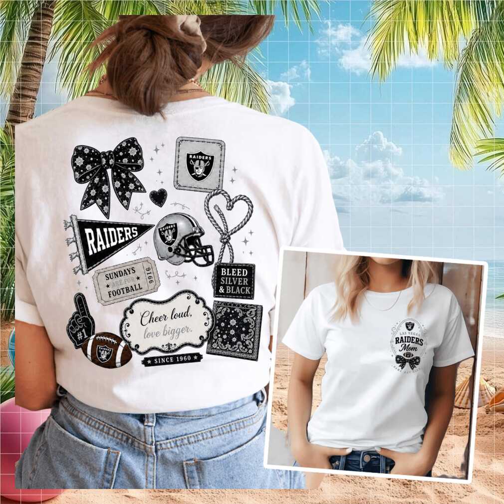 Las Vegas Raiders Mom Game Day Football Vintage Retro Style Gift Women Shirt