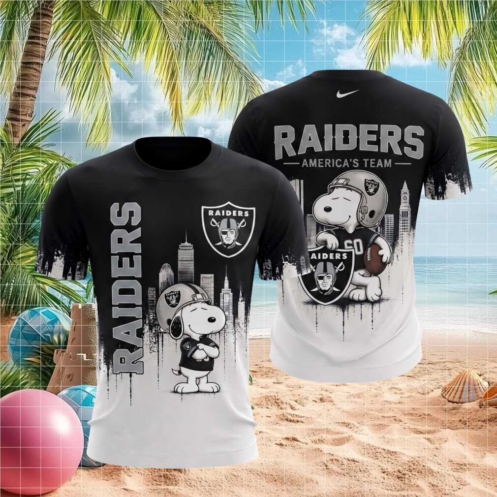 Las Vegas Raiders Snoopy Football Shirt - Limotees LLC