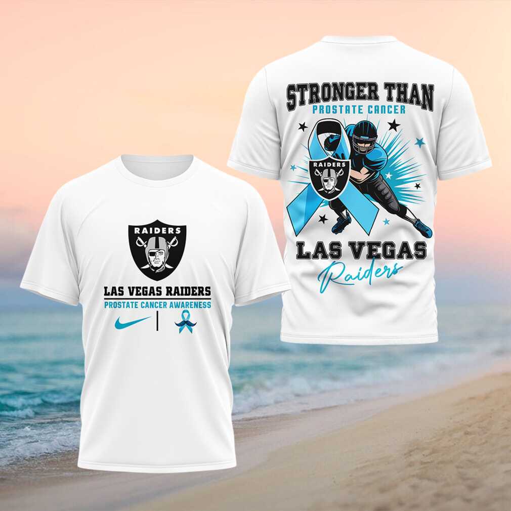 Las Vegas Raiders Stronger Than Prostate Cancer Shirt