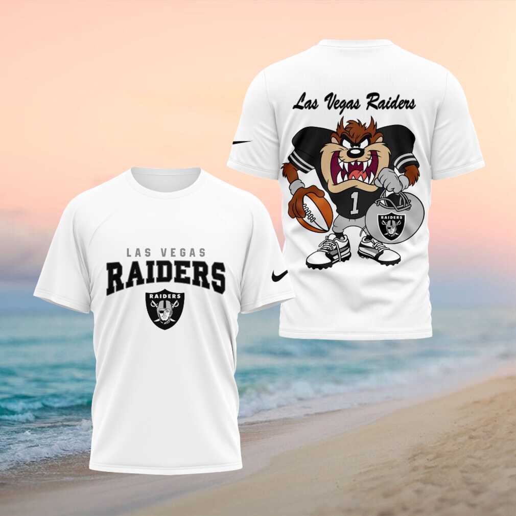 Las Vegas Raiders Taz Football Mascot Sports Fan T Shirt