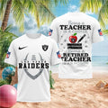 Las Vegas Raiders Teacher Retired Teacher Football Shirt