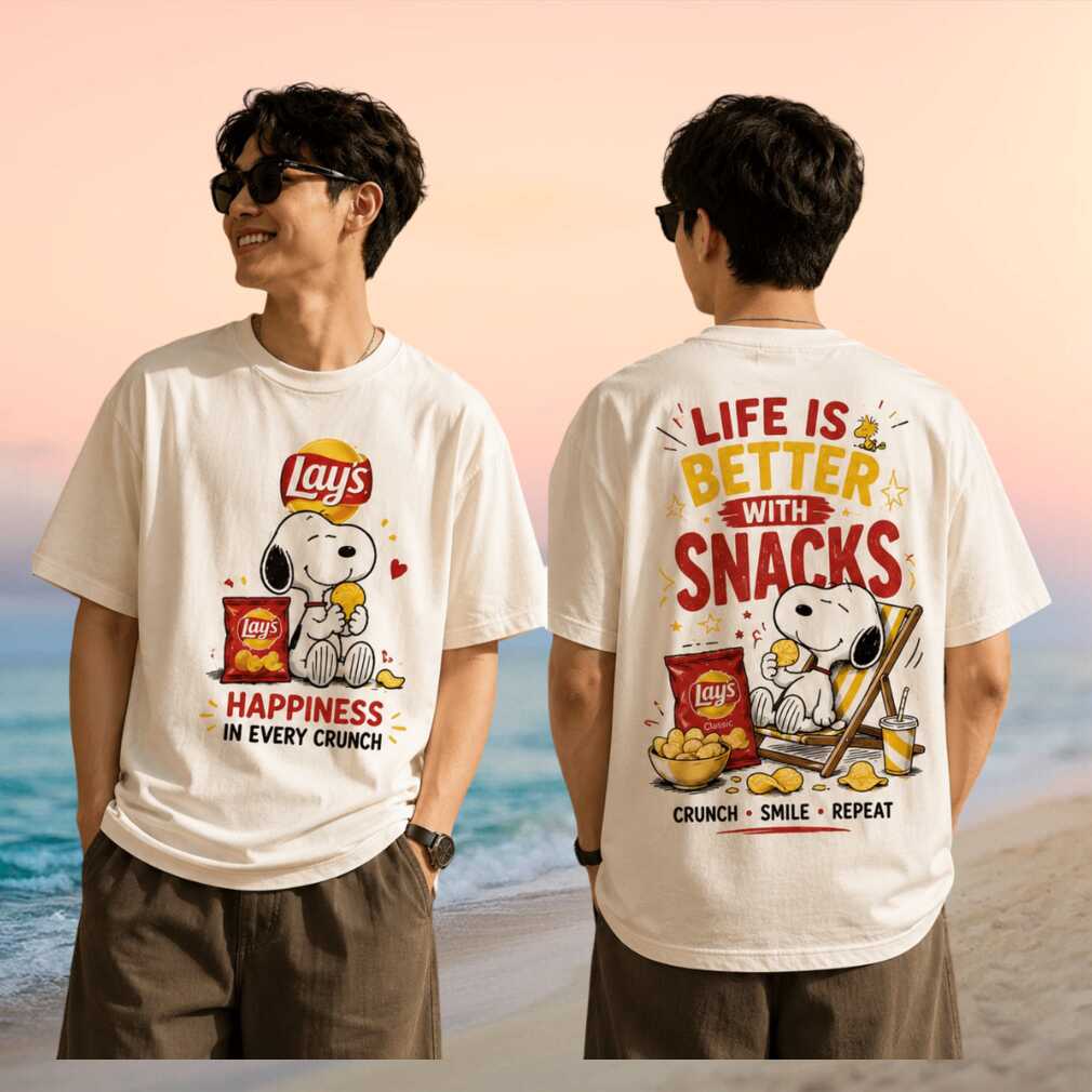 Lay's Potato Chips Snoopy Happiness Crunch Shirt