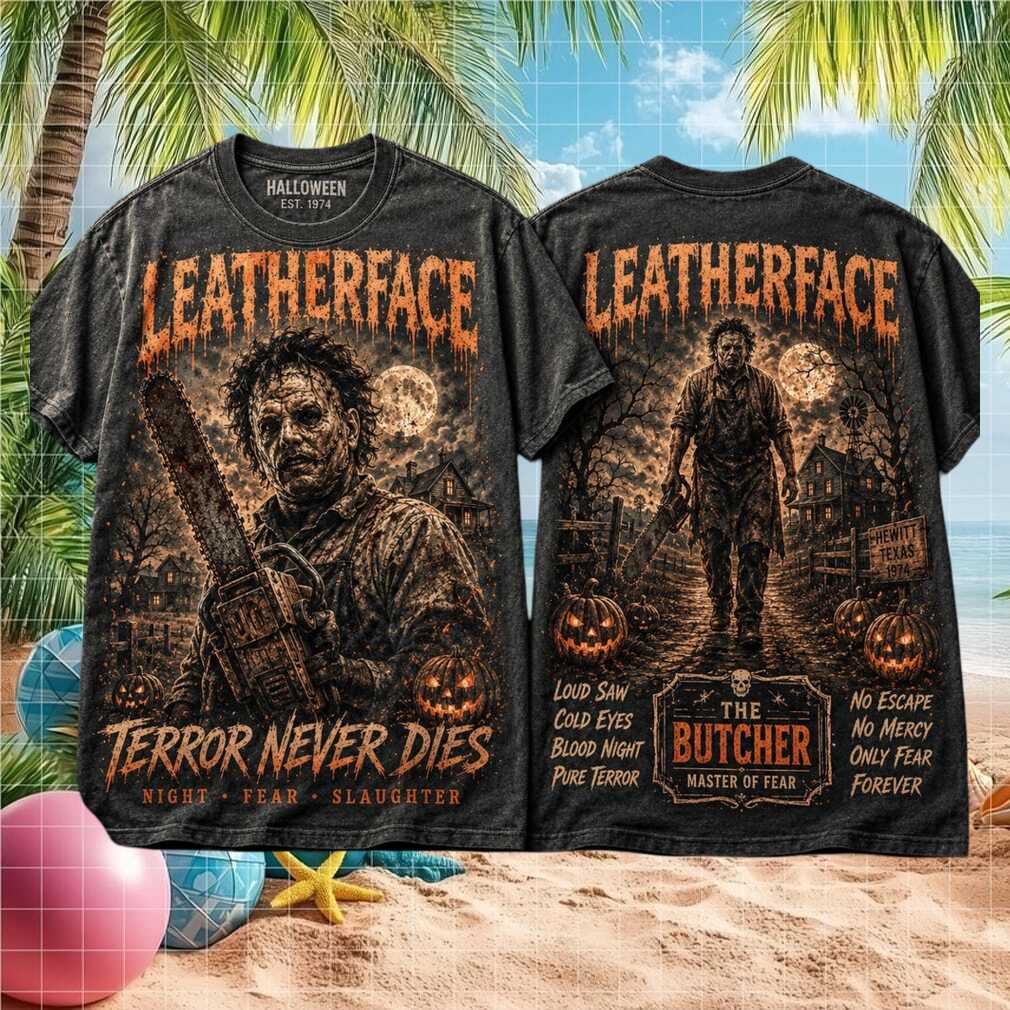 Leatherface Texas Chainsaw Massacre 1974 Horror Movie Vintage Style Men Women Retro Shirt
