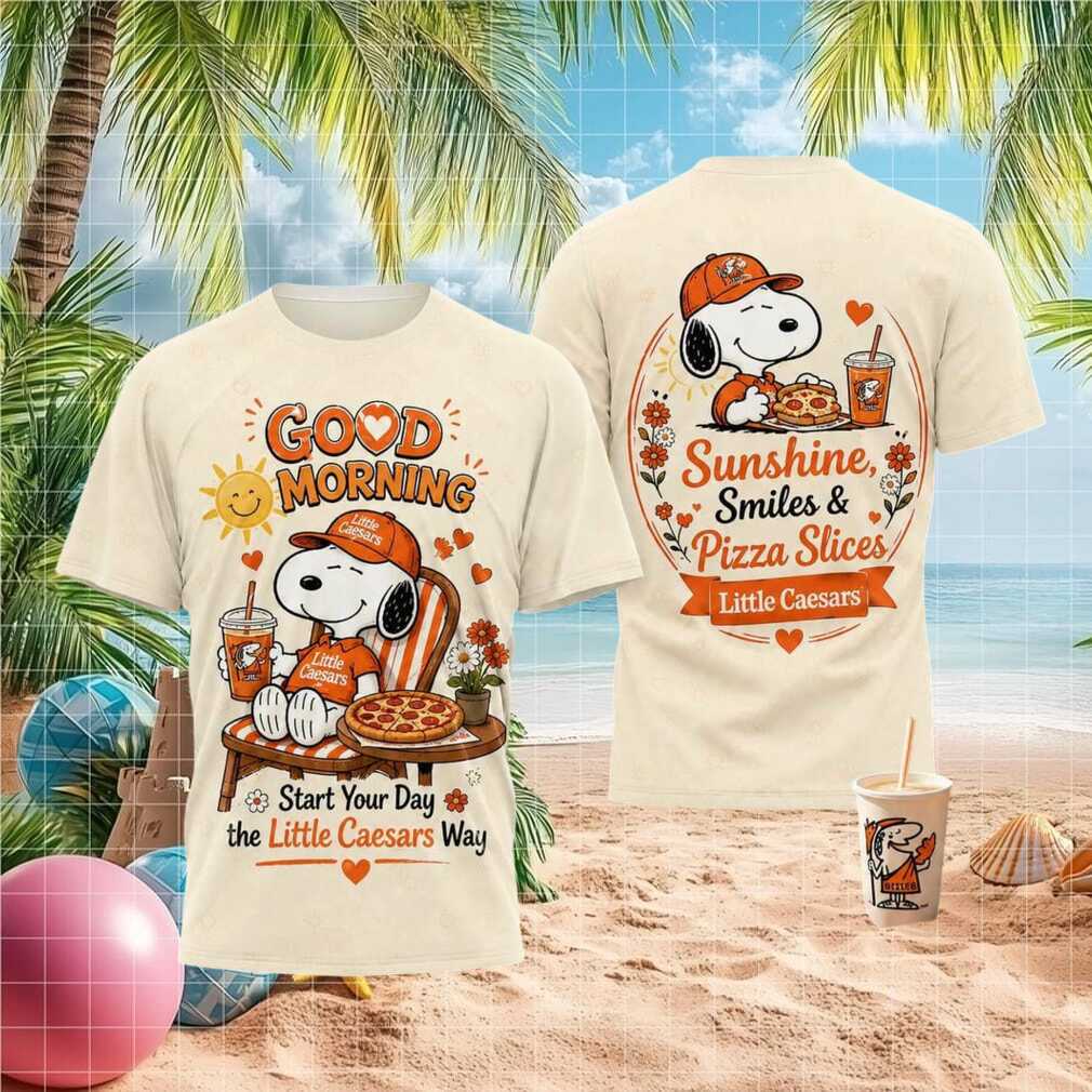 Little Caesars Snoopy Good Morning Sunshine Pizza Shirt - Limotees LLC