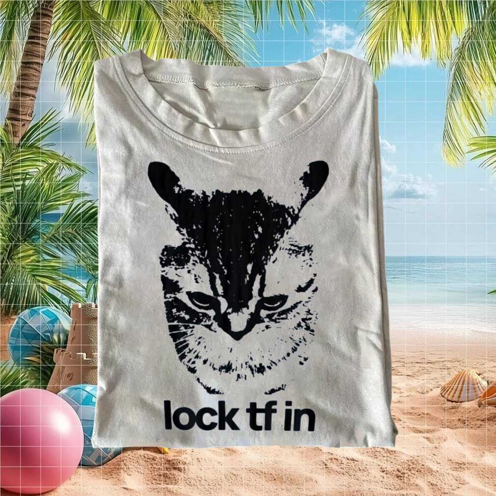 Lock Tf In Grumpy Cat Funny Internet Meme Sarcastic Graphic T Shirt - Limotees LLC